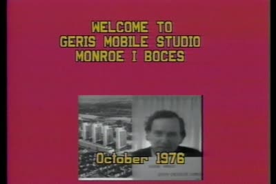 Welcome to Geris Mobile Studio Monroe I BOCES, 1976