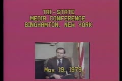 Tri-State Media Conference, Binghamton, New York, 1979