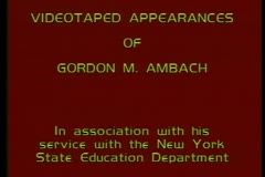 The 21 Report: Ask Commissioner Ambach, 1981