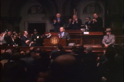 Governor Malcolm Wilson Legislature Opening, 1974