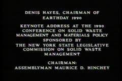 Denis Hayes' Keynote Address at the 1990 Conference on Solid Waste Management and Materials Policy, 1990