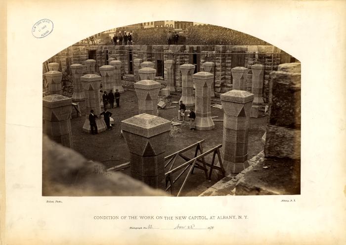 Condition of the work on the new Capitol at Albany, N.Y., photograph 33