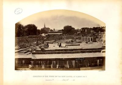 Condition of the work on the new Capitol at Albany, N.Y., photograph 18