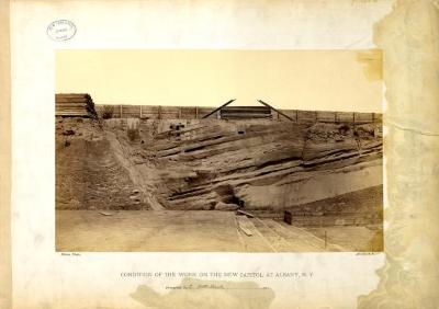 Condition of the work on the new Capitol at Albany, N.Y., photograph C