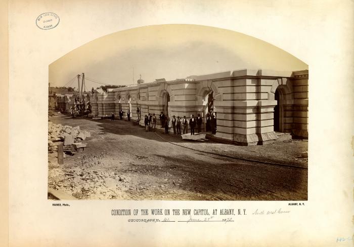 Condition of the work on the new Capitol at Albany, N.Y., photograph 41