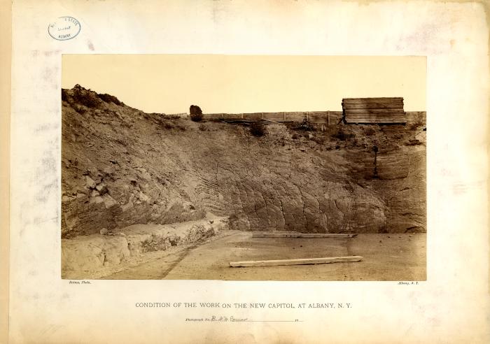 Condition of the work on the new Capitol at Albany, N.Y., photograph B