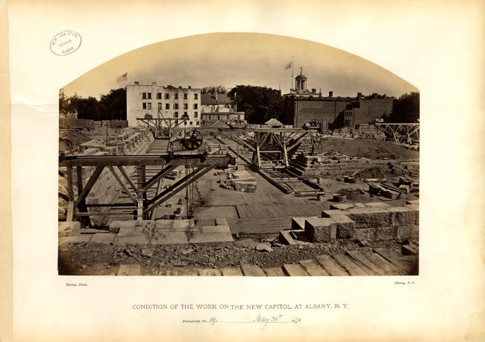 Condition of the work on the new Capitol at Albany, N.Y., photograph 19