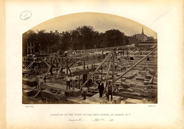 Condition of the work on the new Capitol at Albany, N.Y., photograph 28