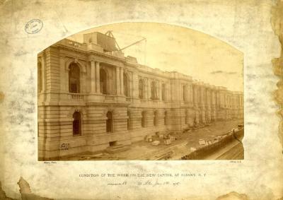 Condition of the work on the new Capitol at Albany, N.Y., photograph 58