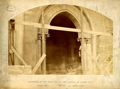 Condition of the work on the new Capitol at Albany, N.Y., photograph 63