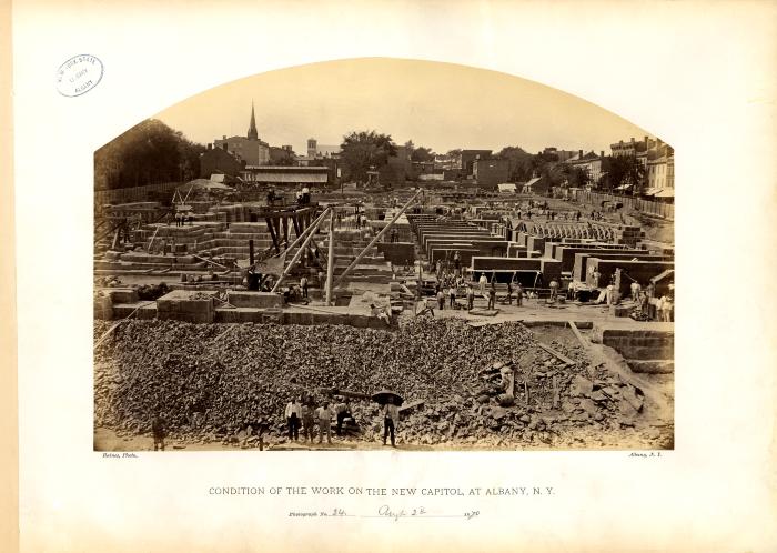 Condition of the work on the new Capitol at Albany, N.Y., photograph 24