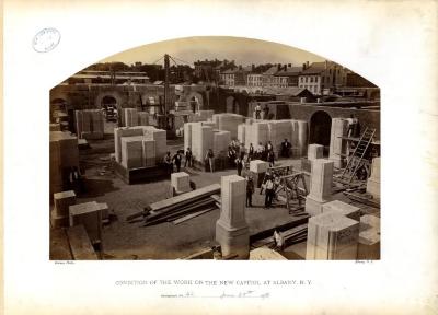 Condition of the work on the new Capitol at Albany, N.Y., photograph 40