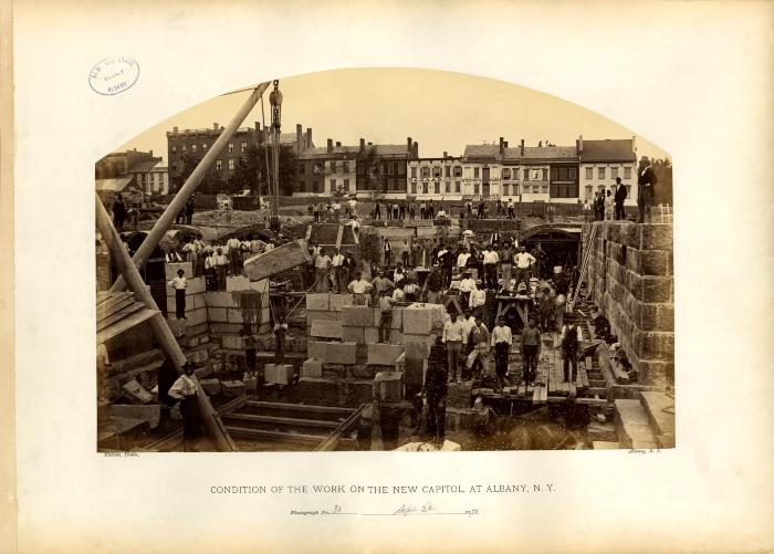 Condition of the work on the new Capitol at Albany, N.Y., photograph 31