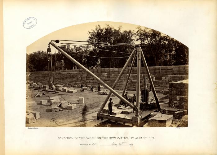 Condition of the work on the new Capitol at Albany, N.Y., photograph 20