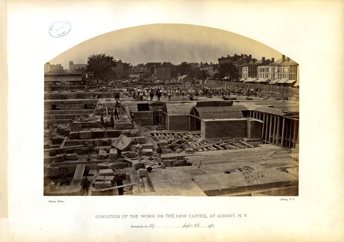 Condition of the work on the new Capitol at Albany, N.Y., photograph 29