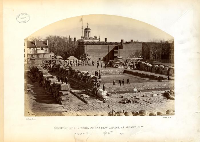 Condition of the work on the new Capitol at Albany, N.Y., photograph 16