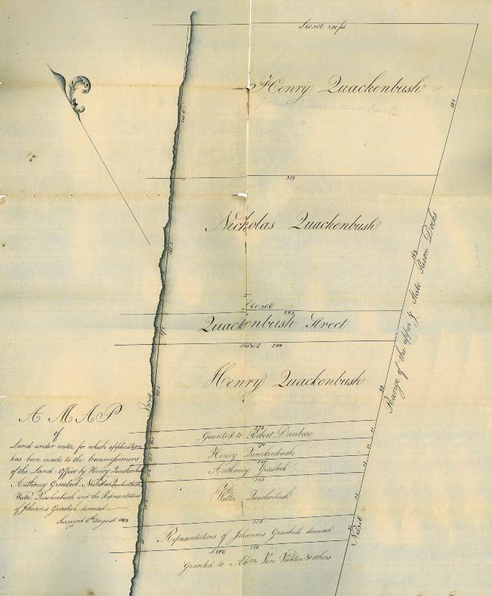 Survey of lands under water for Quakenbush, et al