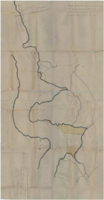 Survey of lands under water for Frederick Phillips, Mary Gouverneur