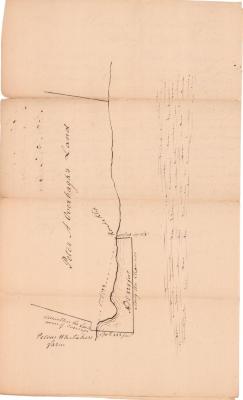 Survey of lands under water for Peter A. Overbagh