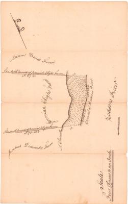 Survey of lands under water for Jeremiah Eligh &amp; Jacob Trumpbour