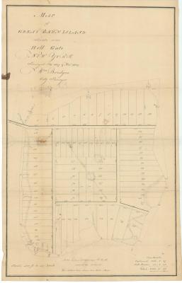 Survey of lands under water for Bartholemew Ward, et al