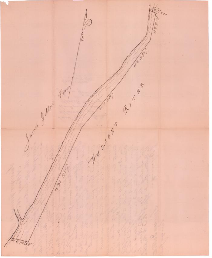 Survey of lands under water for James Gibbons