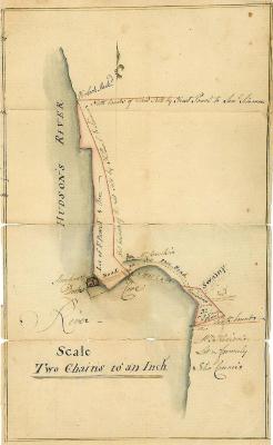 Survey of lands under water for Wm Frost Powell