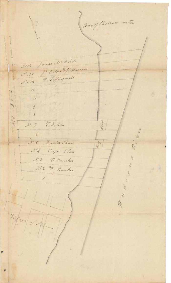 Survey of lands under water for Paul Bunker, et al