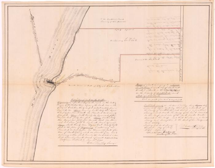 Survey of lands under water for Thomas W. Ludlow