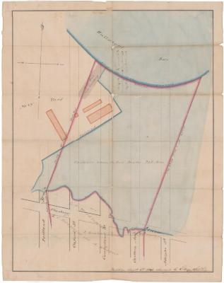 Survey of lands under water for Caleb S. Woodhull et al