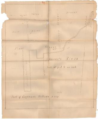 Survey of lands under water for Gideon, Nathan and Joseph Stephens