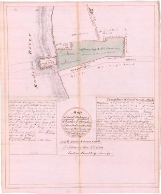 Survey of lands under water for Charles Edwards