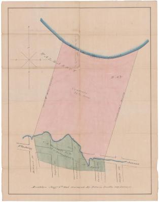 Survey of lands under water for Caleb S. Woodhull et al