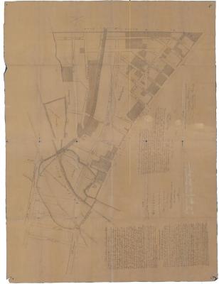 Survey of lands under water for Jordan L. Mott