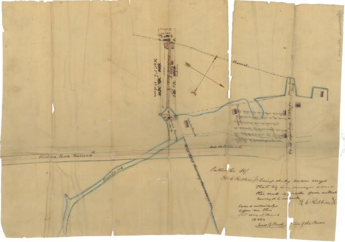 Survey of lands under water for Gouverneur Kemble, et al