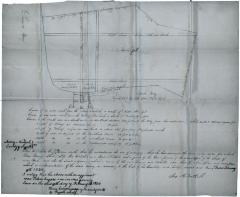 Survey of lands under water for Ezra Young, Ira B.  And Isaac I. Tuthill