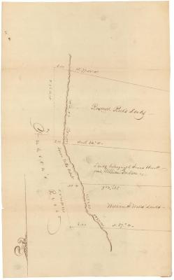 Survey of lands under water for Roswell Reed &amp; William Well