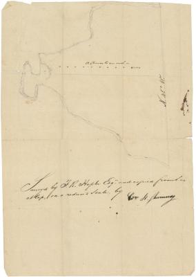 Survey of lands under water for Charles Smyth