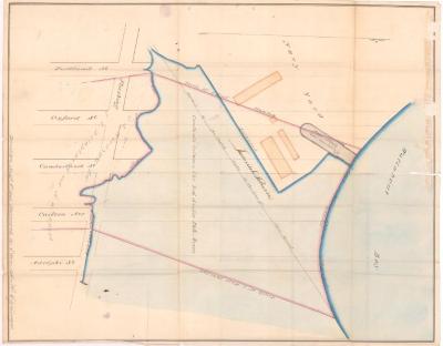 Survey of lands under water for Caleb S. Woodhull et al