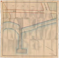 Survey of lands under water for George S. Gelston