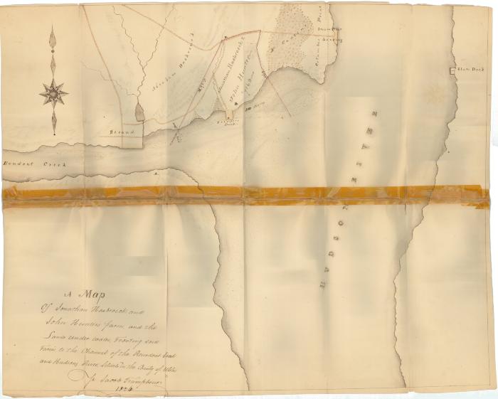 Survey of lands under water for Jonathan Hasbrouck &amp; John Hunter