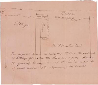 Survey of lands under water for Michael S. Martin