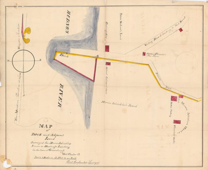 Survey of lands under water for Morris Scheckler