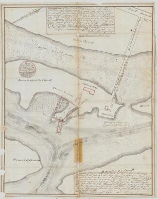 Survey of lands under water for Isaac, Elizabeth R. &amp; Philip R. Underhill