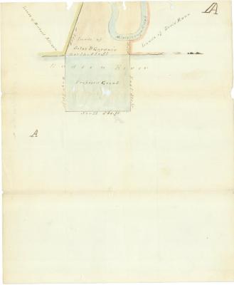 Survey of lands under water for Silas D. Gardner