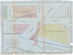 Survey of lands under water for Frederick W. Hurd