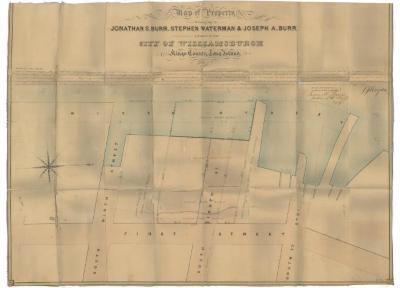 Survey of lands under water for Jonathan S. Burr, Stephen Waterman &amp; Joseph A. Burr