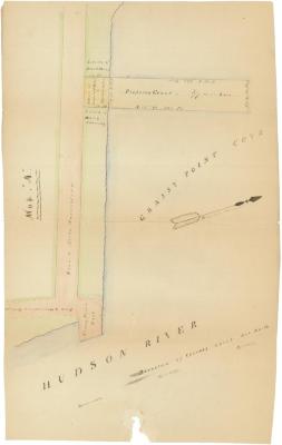 Survey of lands under water for Frederick J. Wiles &amp; Alfred M. Wiles