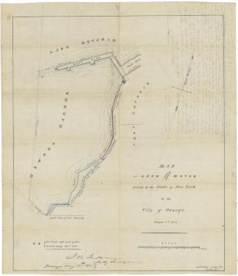 Survey of lands under water for City of Oswego