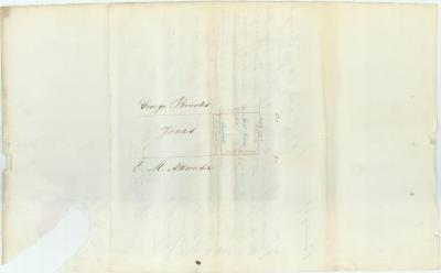Survey of lands under water for William Jones
